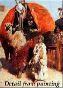 Arab or Arabic people and life. Orientalism oil paintings  323